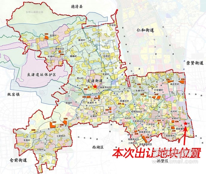 良渚新城地图